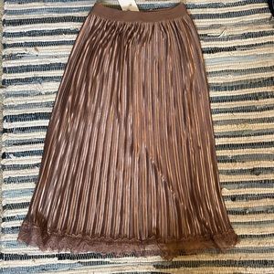 Rose Gold Shimmery Boutique Skirt